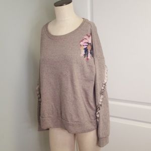 Stunning beaded sweatshirt XL